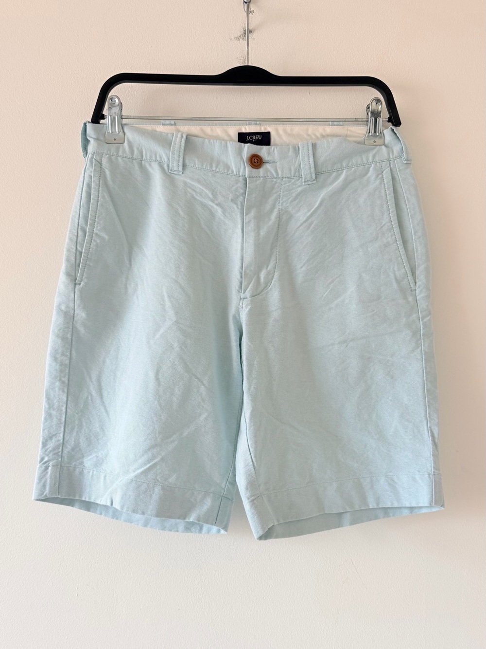 J. Crew Men's Light Blue Chino Shorts